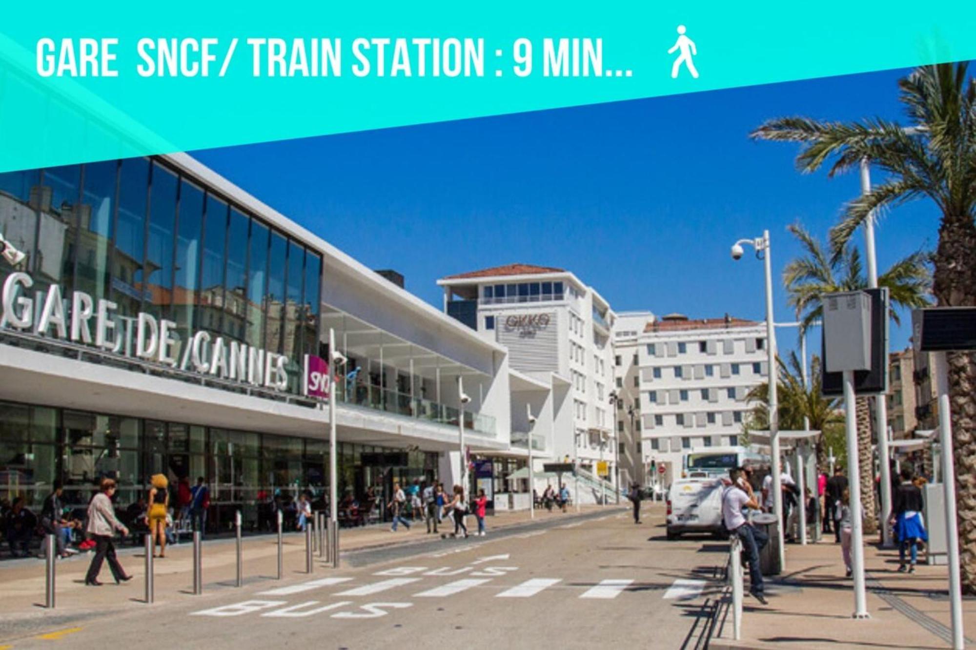 Les Sorbiers - Centre Ville - Spacieux & Climatisation Cannes Luaran gambar