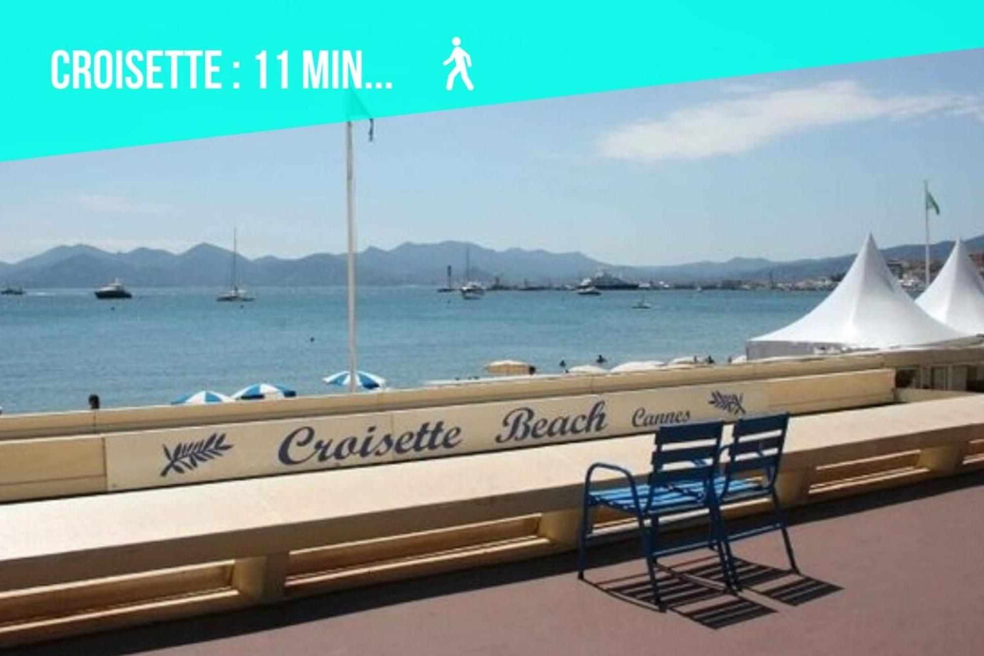 Les Sorbiers - Centre Ville - Spacieux & Climatisation Cannes Luaran gambar